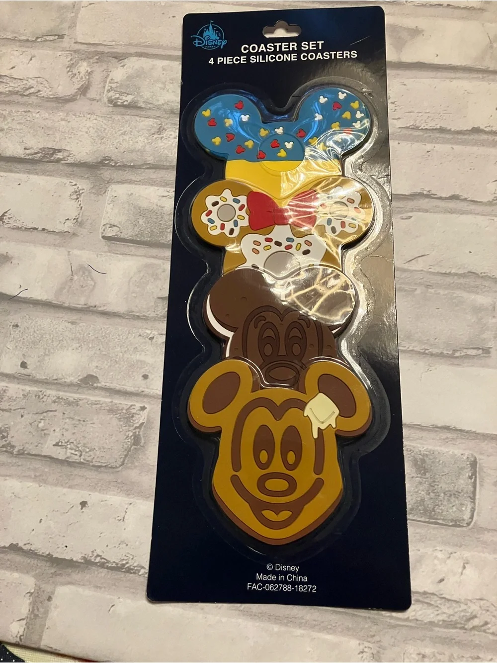 New Disney Park Food-Themed Coaster Set of 4